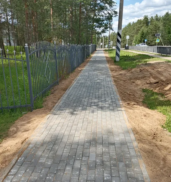 В&nbsp;селе Помоздино Республики Коми обустроили новый тротуар