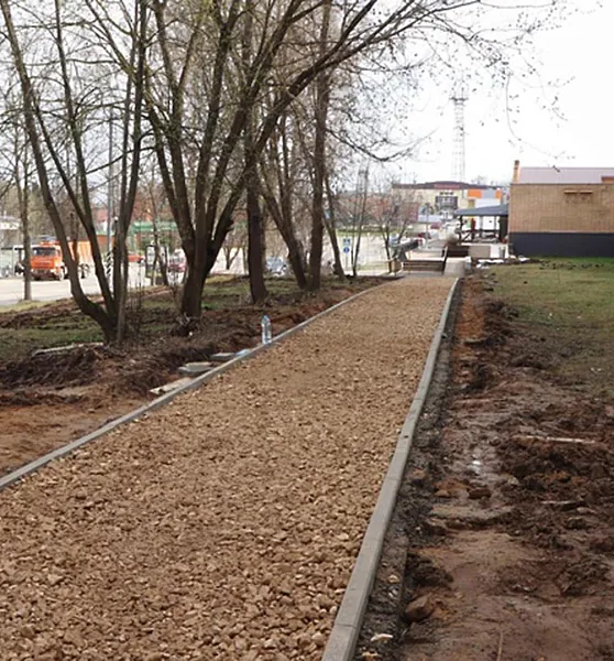 В&nbsp;подмосковном Волоколамске началось благоустройство народных троп