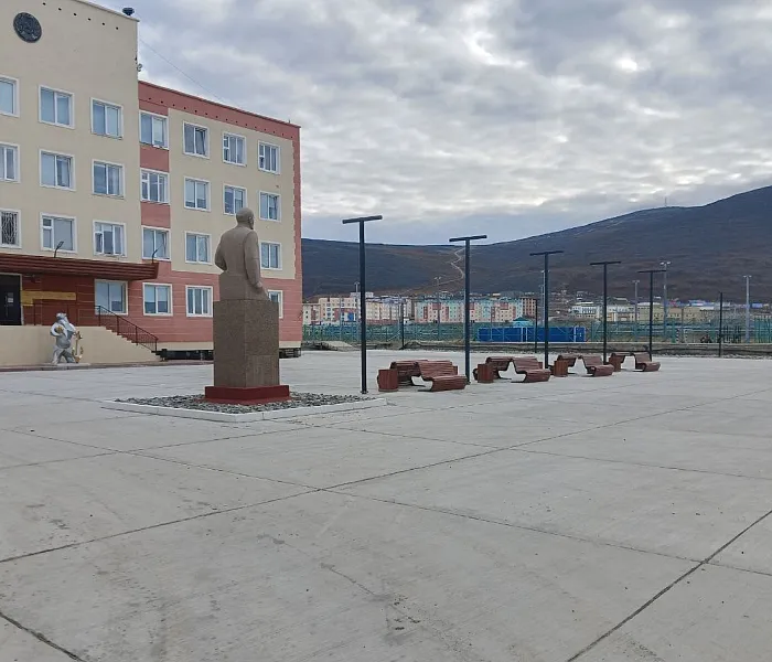 В&nbsp;Певеке благоустроили территорию у&nbsp;детской школы искусств