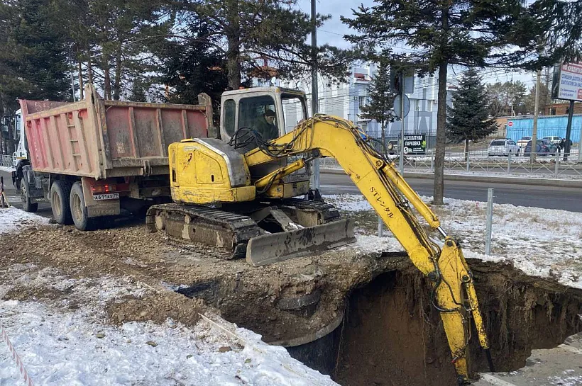 На&nbsp;проспекте 60-летия СССР в&nbsp;Биробиджане обновят трубы водоснабжения