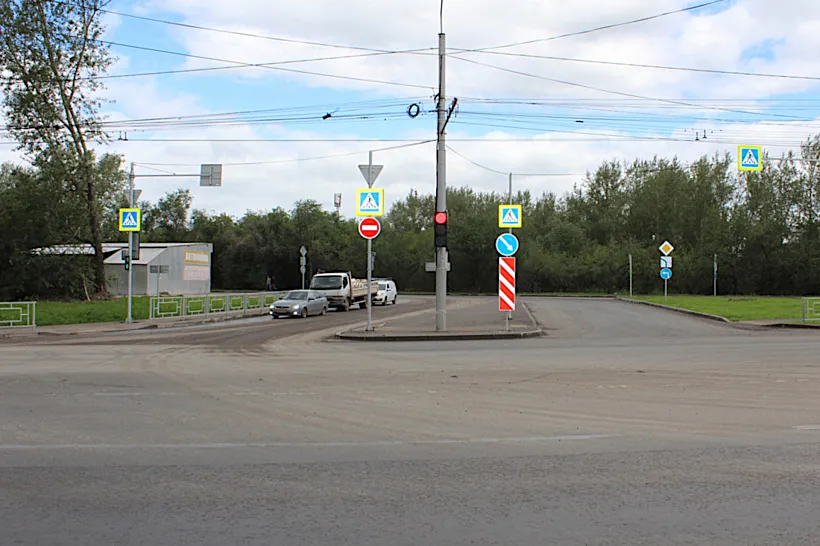 В&nbsp;Красноярске отремонтировали улицу Пограничников