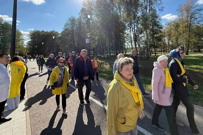 В&nbsp;Подмосковье провели акцию &laquo;10&thinsp;000&nbsp;шагов к&nbsp;жизни&raquo;