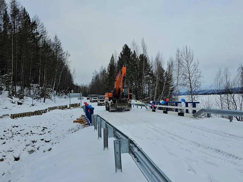 В&nbsp;Красноярском крае завершили ремонт моста через реку Малую Имбалу