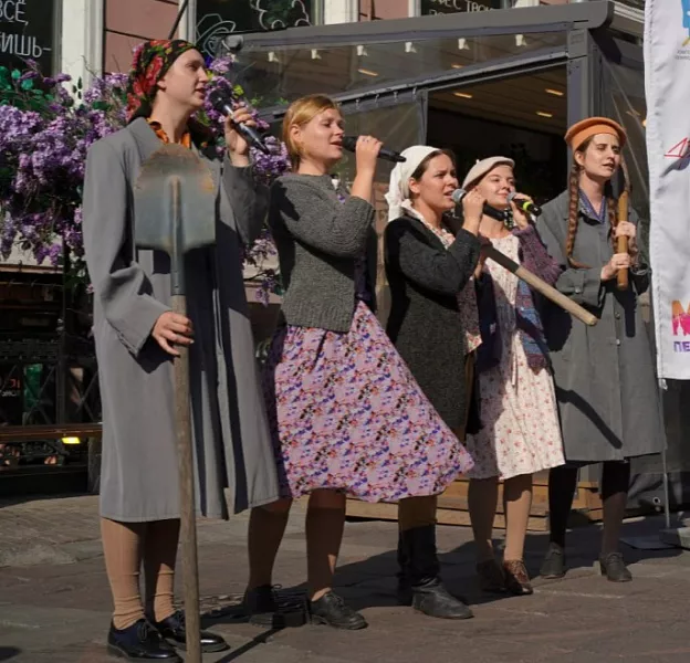 В&nbsp;Санкт-Петербурге представили спектакль-экскурсию о&nbsp;блокаде Ленинграда