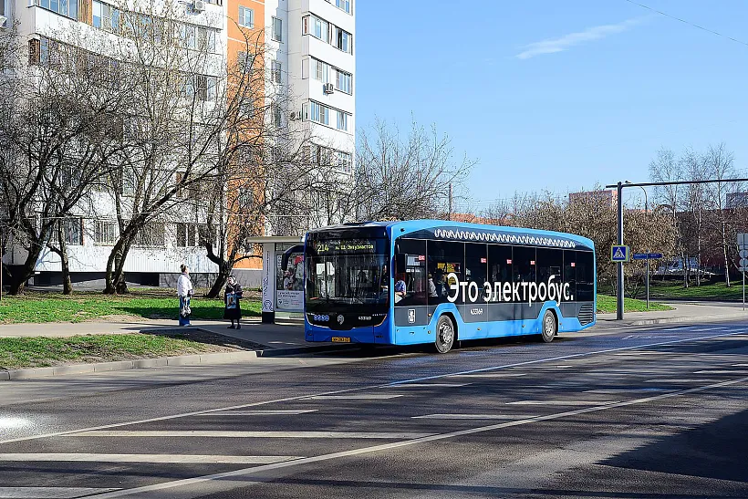 Электробусы нового поколения вышли на&nbsp;маршрут № 702&nbsp;в&nbsp;4&nbsp;районах столицы