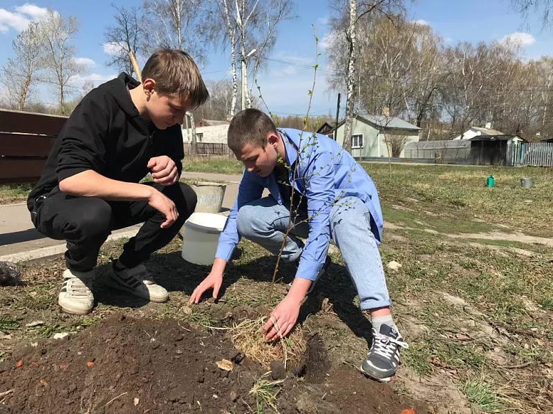 В&nbsp;поселке Ломинцевском Тульской области прошла акция &laquo;Сад памяти&raquo;