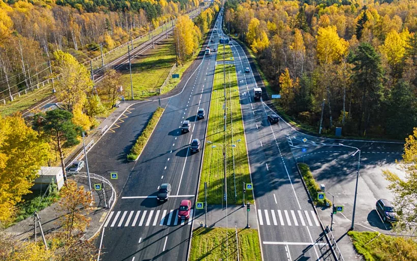 В&nbsp;Санкт-Петербурге отремонтировали участок Зеленогорского шоссе