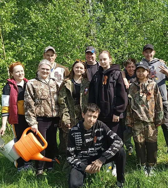 В&nbsp;селе Никольск Омской области высадили Аллею Памяти