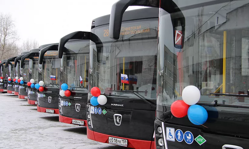 В&nbsp;город Березники Пермского края поступили 15&nbsp;новых автобусов