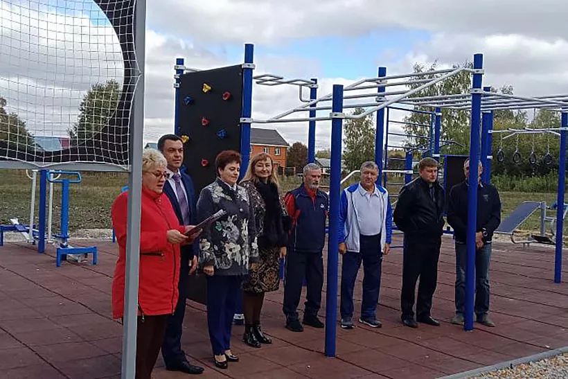В&nbsp;рязанском городе Кораблино открыли спортивную площадку