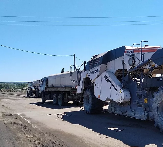 В&nbsp;Волгоградской области в&nbsp;Кумылженском районе начался ремонт дороги