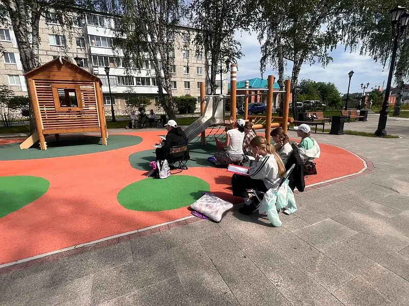 В&nbsp;Ирбите Свердловской области открыли сквер по&nbsp;мотивам сказок Пушкина