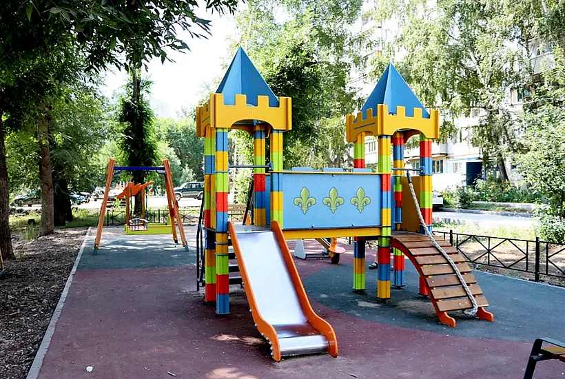 В&nbsp;Кировском районе Самары появились новые детские площадки