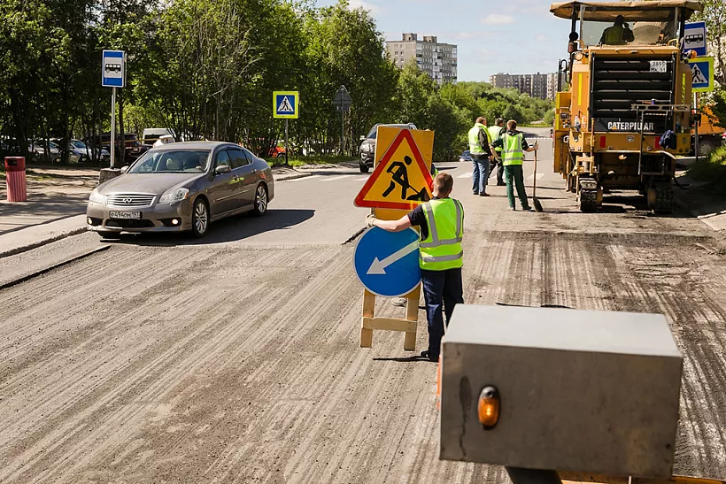В&nbsp;Заполярье отремонтируют 5&nbsp;региональных дорог в&nbsp;2021&nbsp;году
