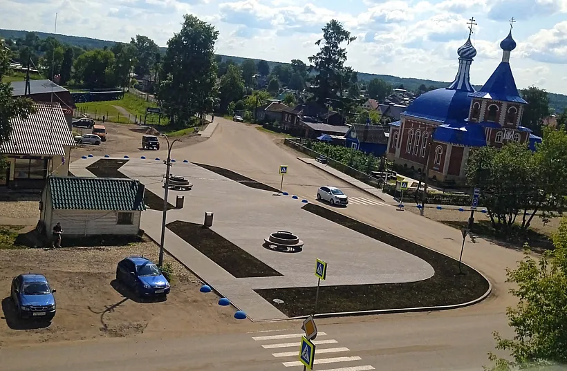 В&nbsp;городе Белая Холуница Кировской области обустроили площадь