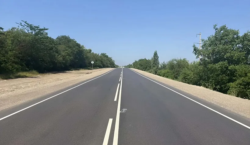 На&nbsp;Кубани отремонтировали дорогу Андреева Гора&nbsp;&mdash; Варениковская&nbsp;&mdash; Анапа