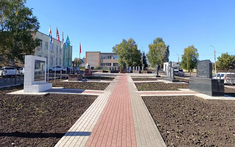 Аллею воинской славы реконструировали в&nbsp;селе Стерлибашево в&nbsp;Башкирии