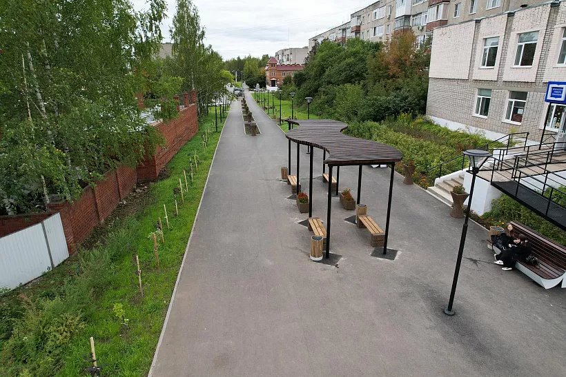 В&nbsp;городе Чернушке Пермского края обновили &laquo;Бульвар Культуры&raquo;