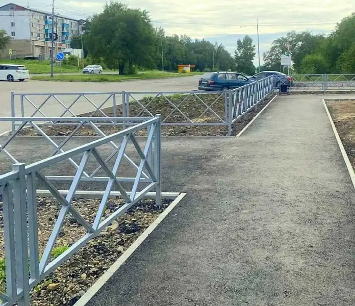 В&nbsp;Амурске Хабаровского края обновили две пешеходные зоны