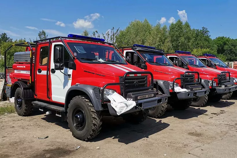 В&nbsp;Ульяновскую область поступили четыре автоцистерны для&nbsp;борьбы с&nbsp;лесными пожарами