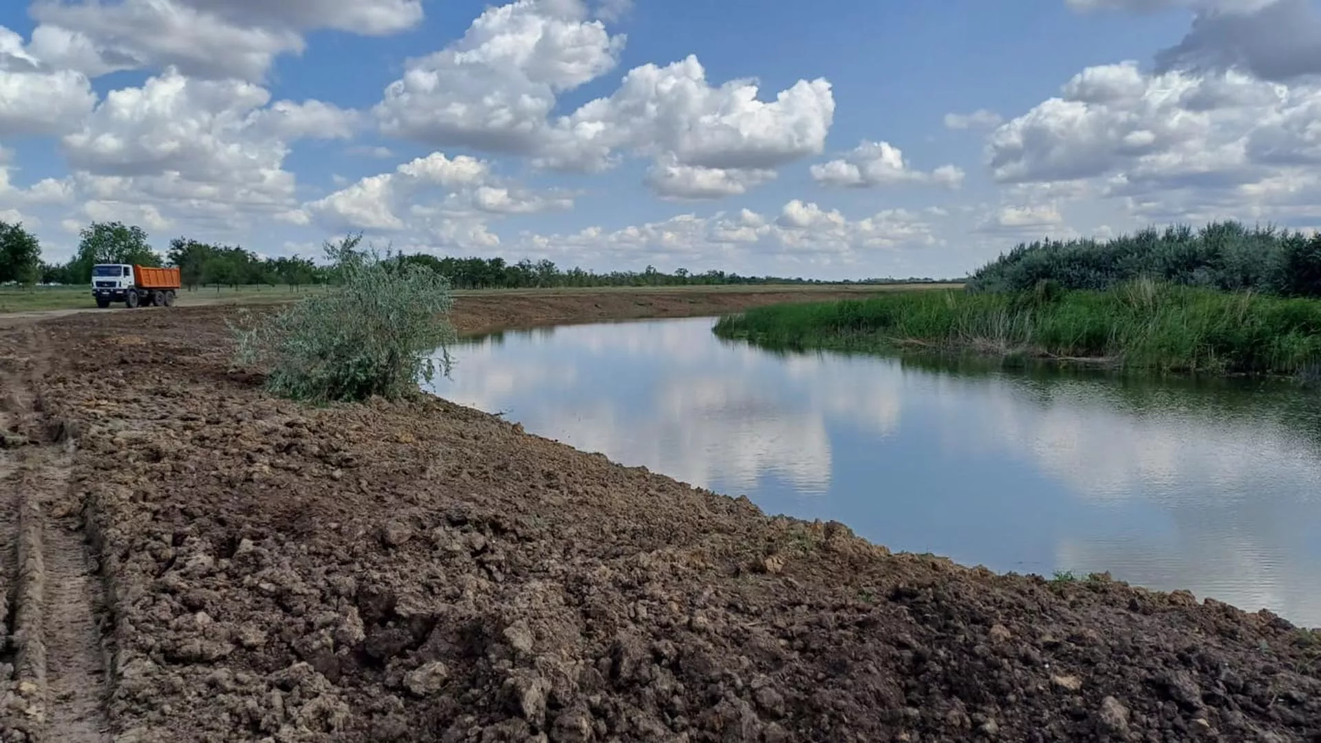 В&nbsp;Саратовской области расчистили русло реки Жидкая Солянка