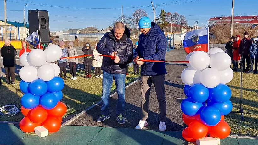 Площадка для&nbsp;ГТО появилась в&nbsp;селе Тюменской области