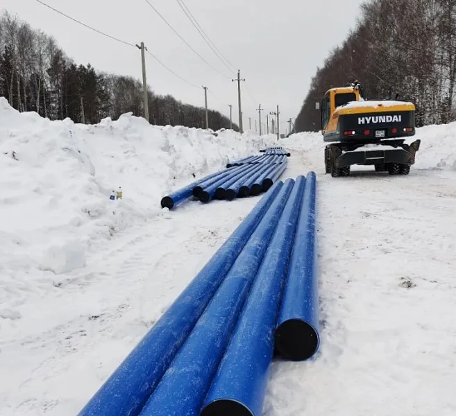 В&nbsp;селе Первомайский в&nbsp;Удмуртии началось строительство канализационных сетей