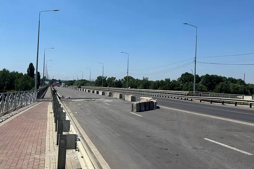 В&nbsp;Невинномысске на&nbsp;Ставрополье завершается ремонт моста через реку Кубань