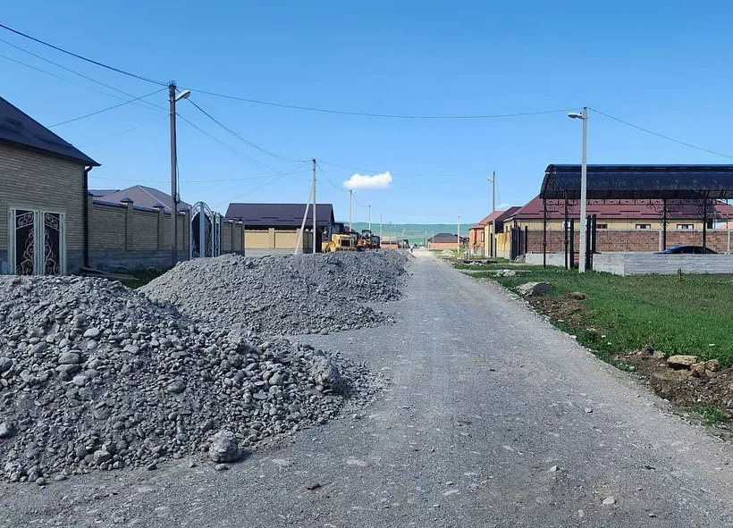 В&nbsp;селе Новый Редант Ингушетии реконструируют одну из&nbsp;главных улиц