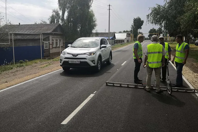 Еще&nbsp;две дороги в&nbsp;Нижегородской области отремонтировали по&nbsp;нацпроекту