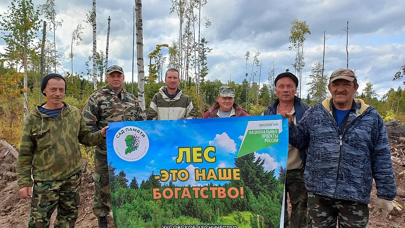 В&nbsp;Чусовском лесничестве в&nbsp;Прикамье жители высадили 4&nbsp;тыс. сеянцев ели