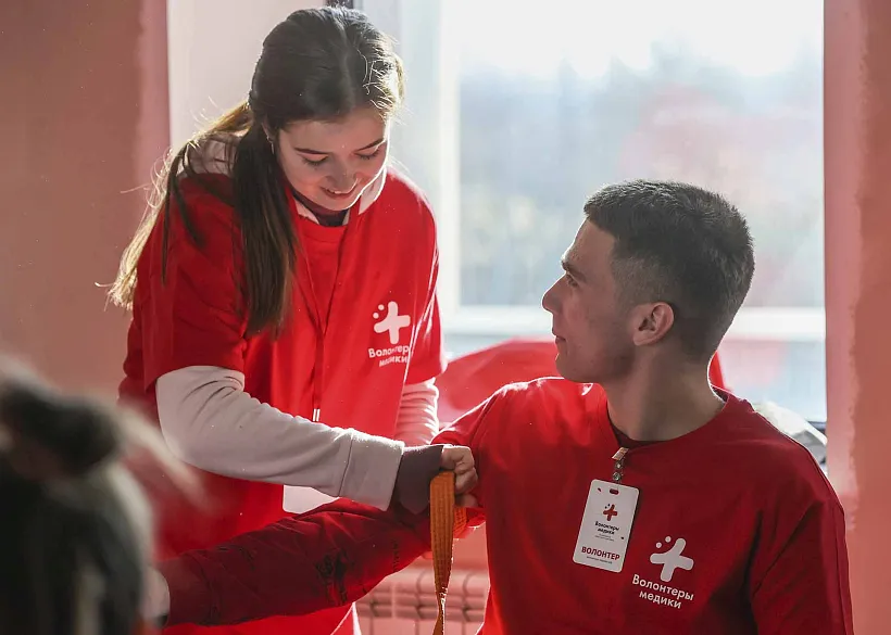 В&nbsp;поселке Спутник Самарской области прошла лекция волонтеров-медиков