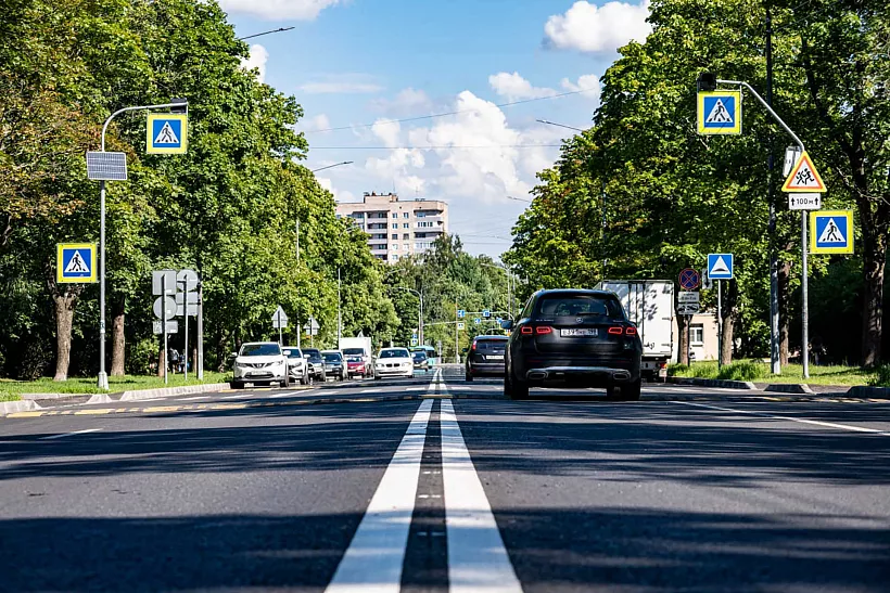 В&nbsp;Санкт‑Петербурге отремонтировали дороги к&nbsp;медицинским учреждениям