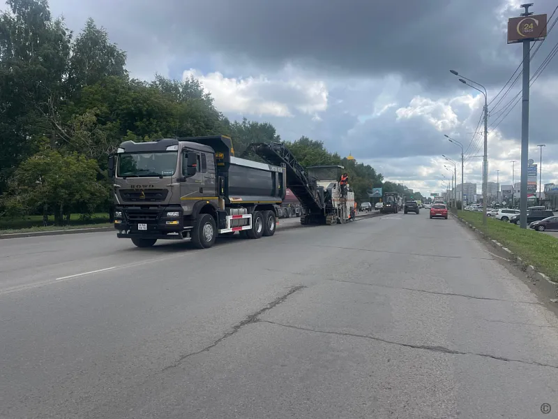 В&nbsp;Барнауле стартовал второй этап ремонта дороги на&nbsp;Павловском тракте