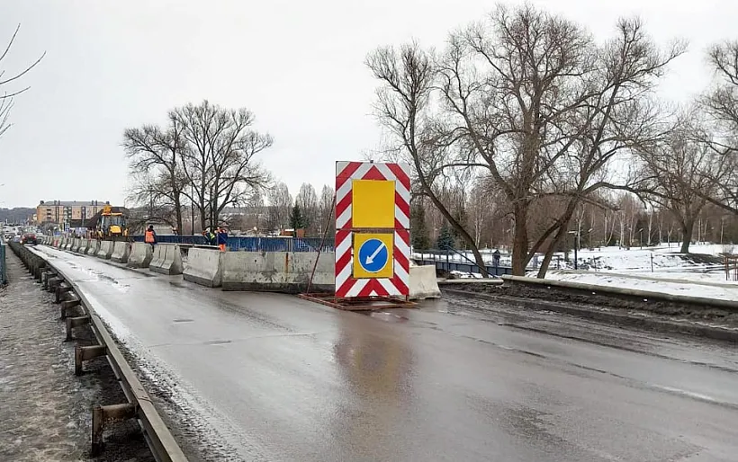 В&nbsp;Белгородской области приступили к&nbsp;ремонту моста через реку Корочу