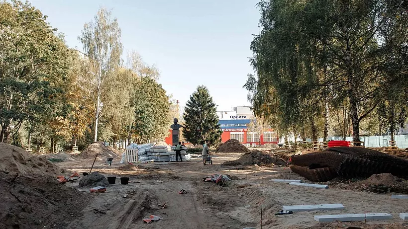 В&nbsp;подмосковной Дубне приступили к&nbsp;благоустройству сквера Журавлева