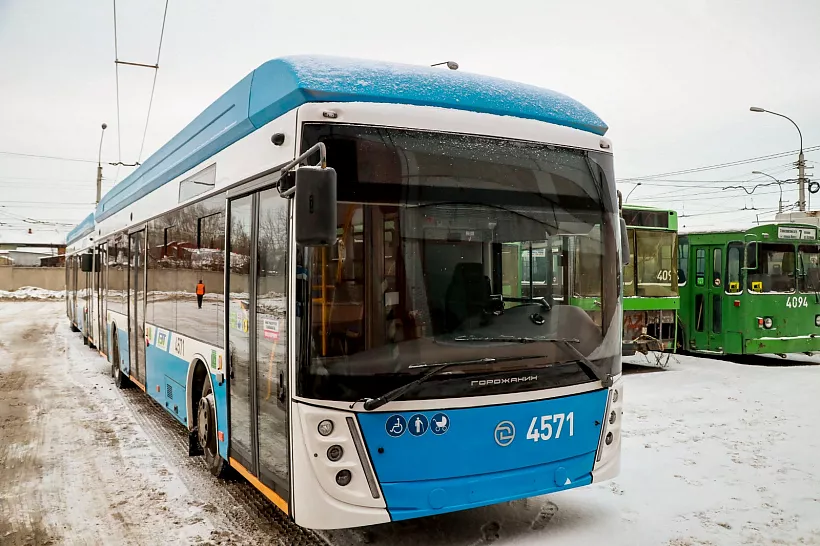 За&nbsp;три года Новосибирск получил около 260&nbsp;троллейбусов