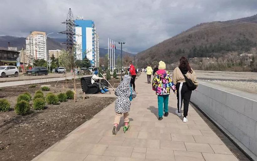 В&nbsp;городе-курорте Сочи реконструировали набережную Псезуапсе