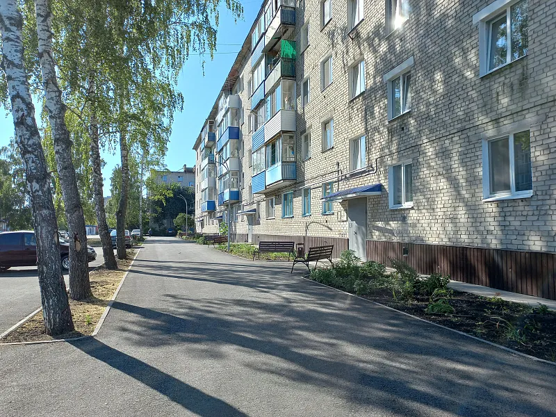Благодаря нацпроекту в&nbsp;Кунгурском округе Прикамья благоустроили пять дворов