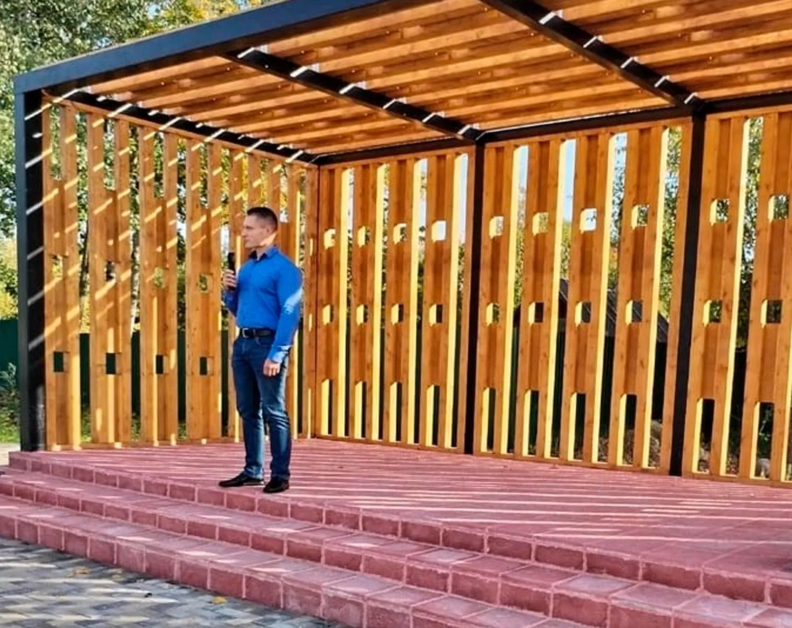 В&nbsp;поселке Оредеж Ленобласти открыли парк отдыха