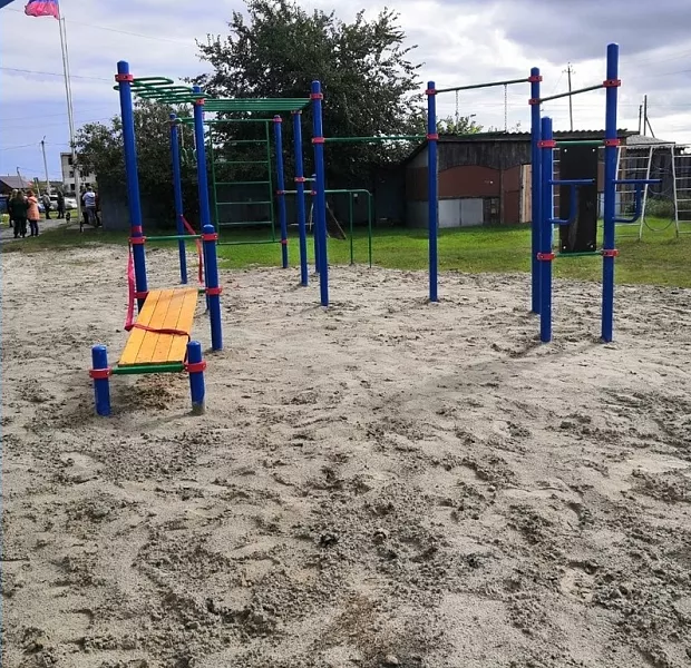 В&nbsp;Макушинской школе Курганской области появилась спортплощадка