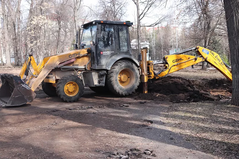В&nbsp;Уфе началось благоустройство сада Аксакова