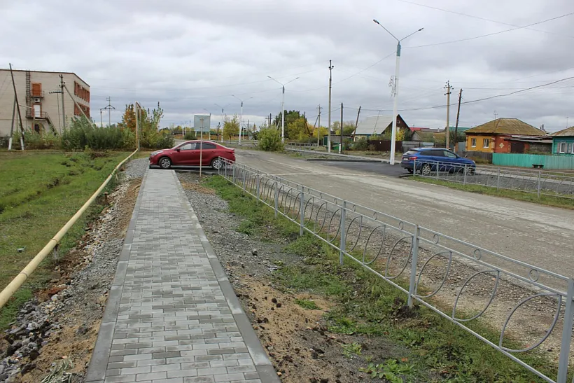 Благоустройство улицы завершилось в&nbsp;поселке Челябинской области