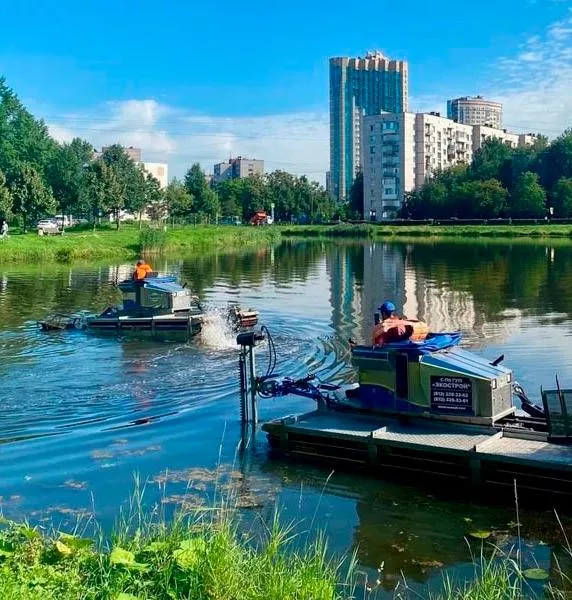 В&nbsp;Санкт-Петербурге завершили сезон очистки водоемов от&nbsp;растительности