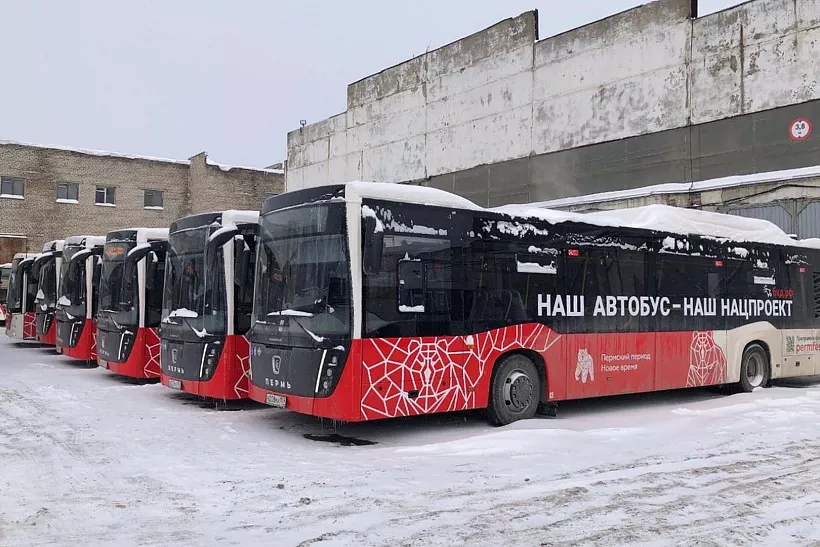 На&nbsp;городские маршруты Перми вышли новые автобусы