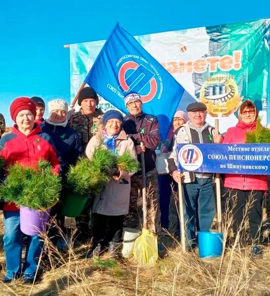 Более 200&nbsp;человек высадили деревья в&nbsp;Шипуновском районе Алтайского края