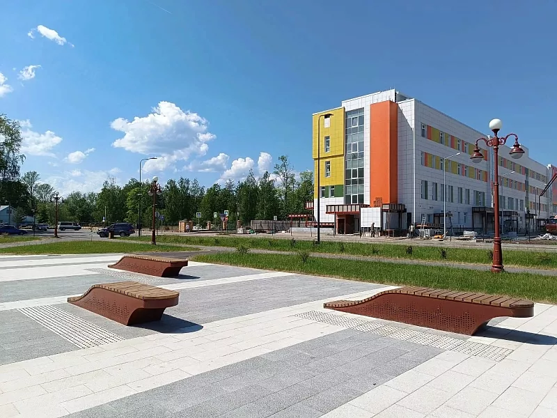 В&nbsp;Боровичах в&nbsp;Новгородской области благоустроили центральную площадь