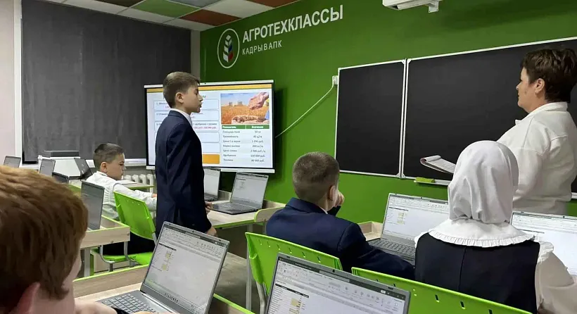 В&nbsp;школе села Старое Чурилино в&nbsp;Татарстане открыли агротехкласс