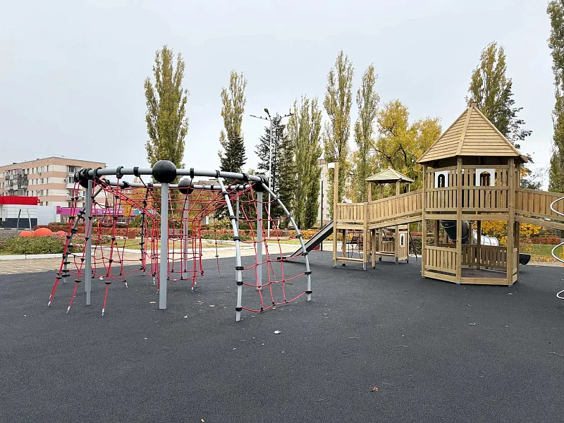 В&nbsp;Нововоронеже благоустроили детскую площадку