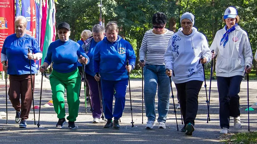В&nbsp;Краснодаре прошел спортивный фестиваль для&nbsp;людей старшего поколения